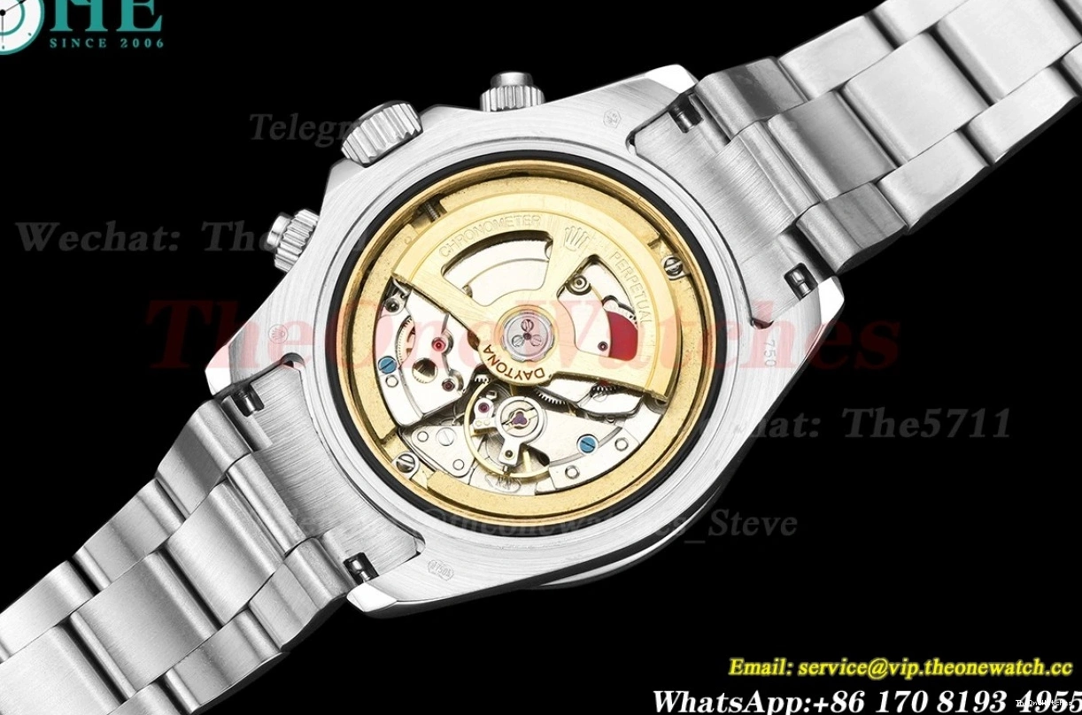 SS 40mm A3836 White Black GDF Daytona SS 1230